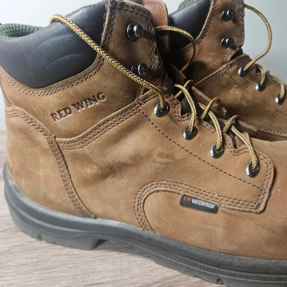 Red Wing King Toe 2240 Mens 14 B Brown Leather Waterproof Safety Toe Work Boots